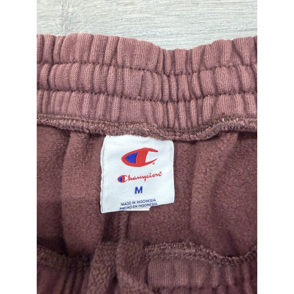 Champion Reverse Weave Cargo Sweatpants Men's M Burgundy Heavyweight Joggers - Picture 4 of 8